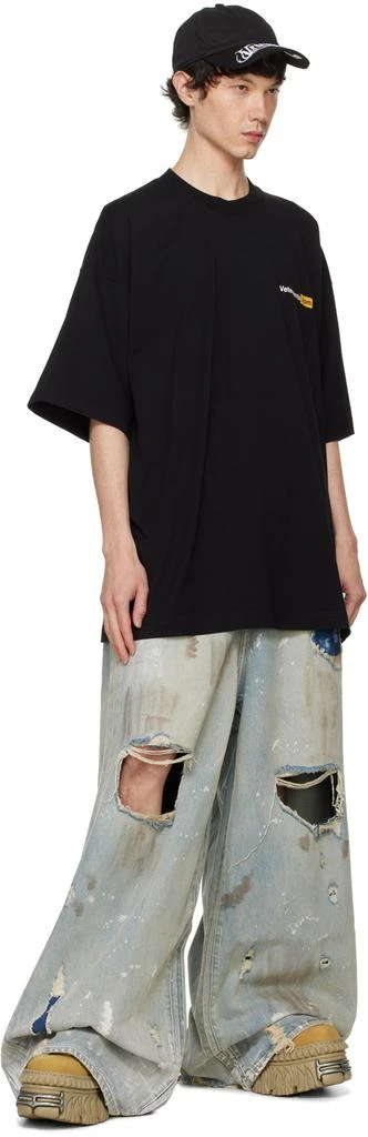 Vetements Blue Trashed Big Shape Jeans 4