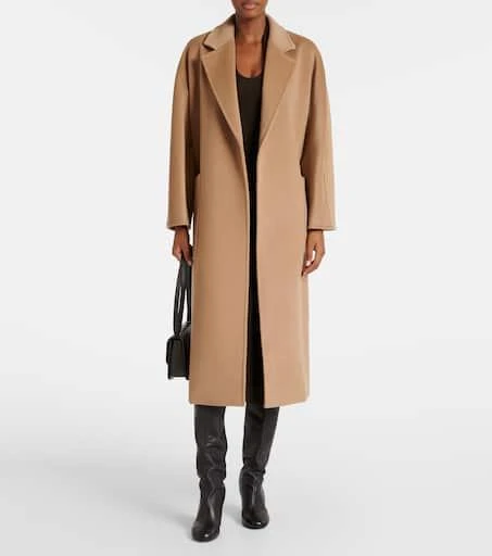 Max Mara Locri wool and cashmere wrap coat 6