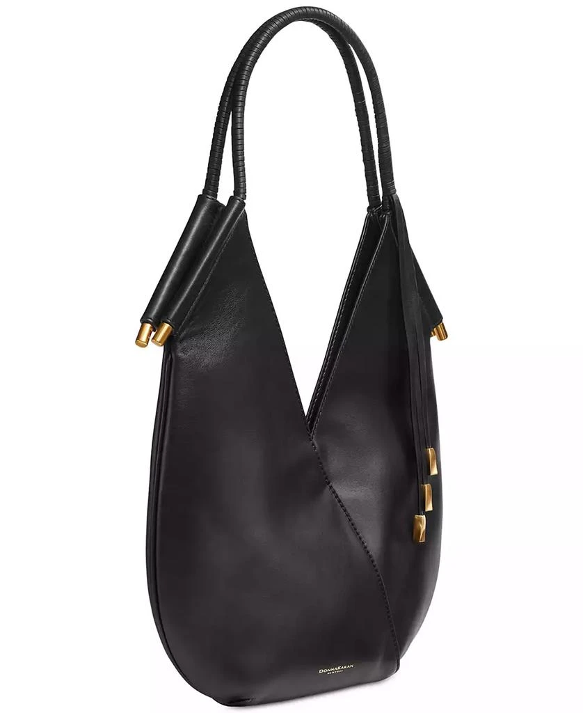 Donna Karan New York Donna Karan Baldwin Small Shoulder with Leather Wrapped Rounded Handle 5