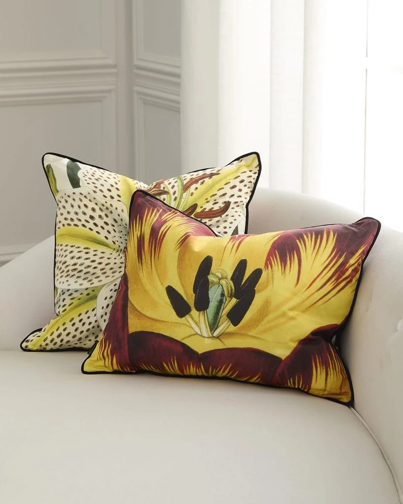Christian Lacroix Flowered Decorative Pillow, 22" Square 1