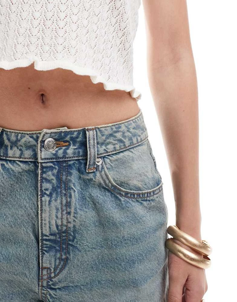Miss Selfridge Miss Selfridge baggy jean in dirty wash 4