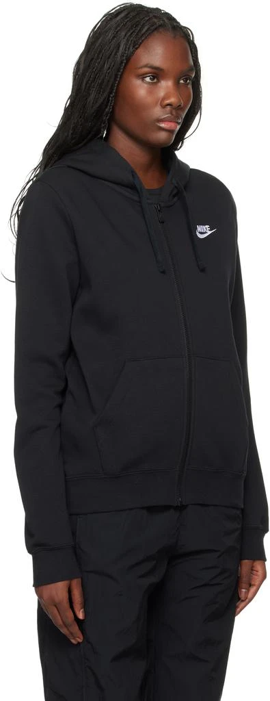 NIKE Black Sportswear Club Fleece Hoodie 2