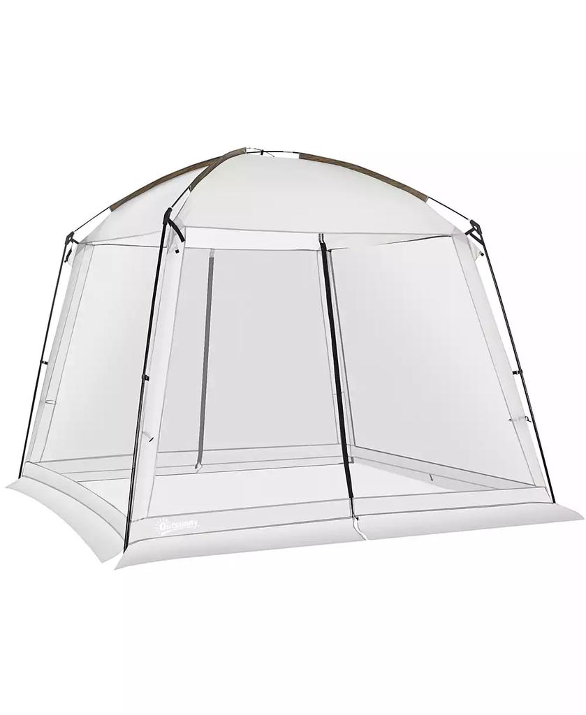 Outsunny Screen Tent, 10' x 10' Screen House Room with UV50+ Protection