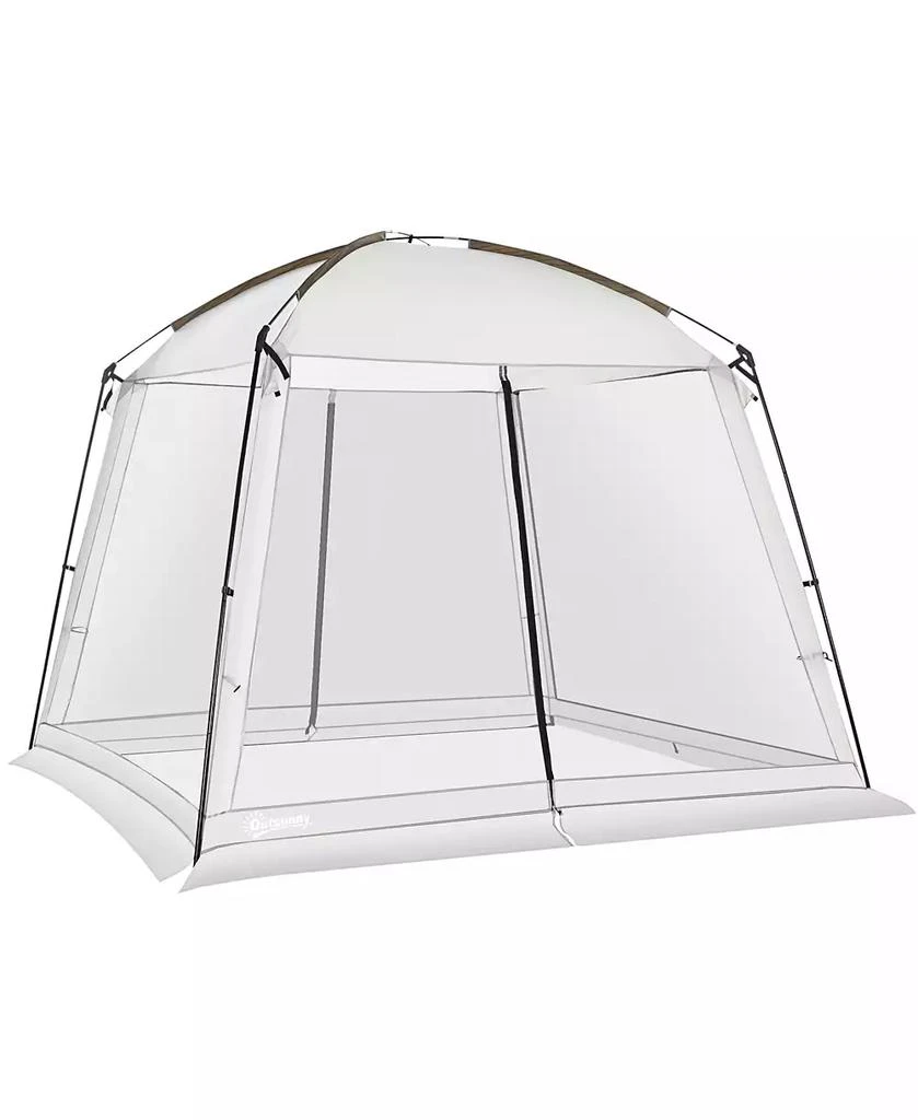 Outsunny Screen Tent, 10' x 10' Screen House Room with UV50+ Protection 1