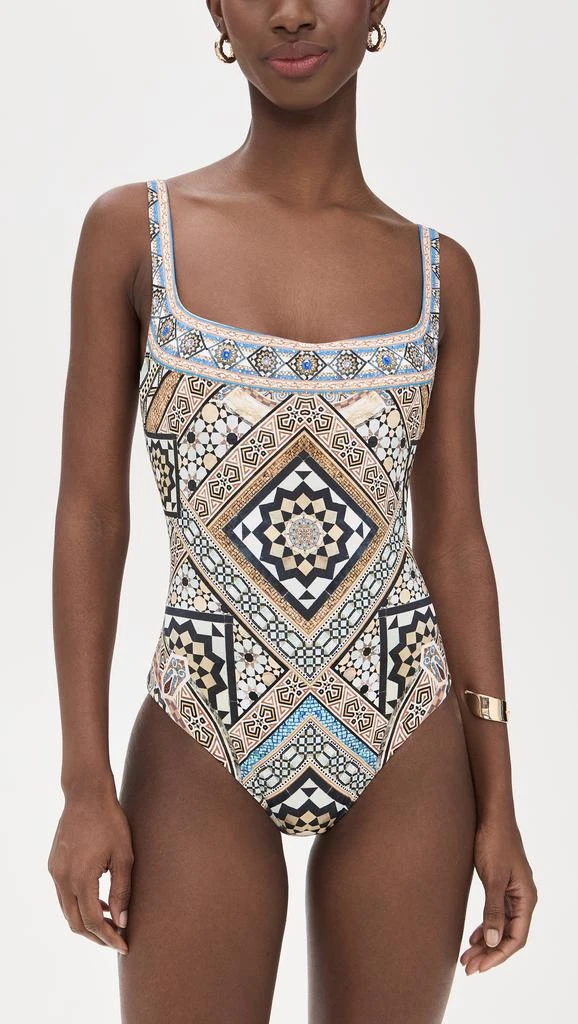 Camilla Underwire Square Neck One Piece 1