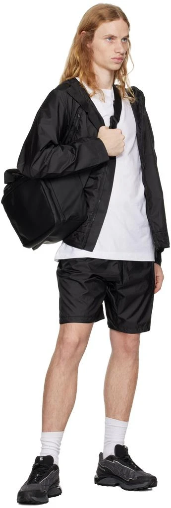 RAINS Black Rolltop Commuter Bag 4