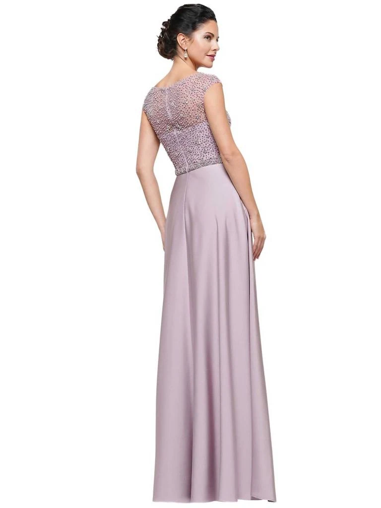 flowy beaded dress Flowy Mermaid Spaghetti Straps Beaded White Chiffon Long Prom Dress Evening  Dress SH2969 main image 1