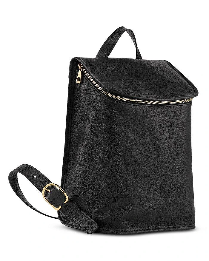 Longchamp Le Foulonné Top Zip Leather Backpack 4