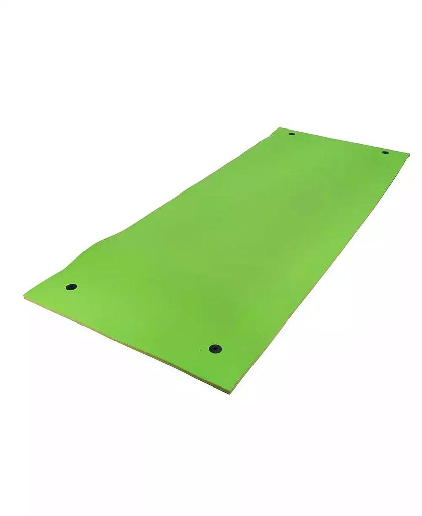 HALLOLURE Green Water Floating Mat Foam Pad, 13x5FT Bouncy Tear-Resistant XPE Foam 3