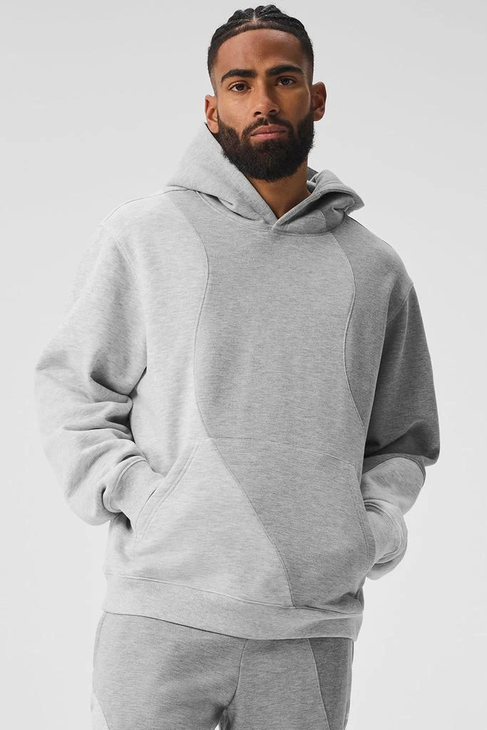 Alo Make Waves Hoodie - Athletic Heather Grey Tonal 2