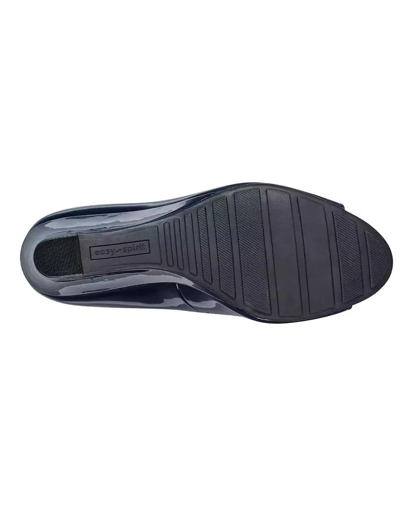 Easy Spirit Women's Coleen Open-Toe Slip-On Dress Wedges 4