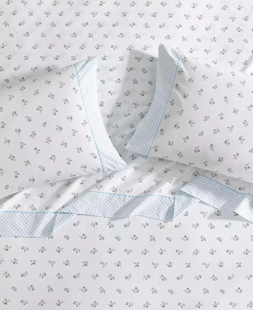 Laura Ashley 200-Thread Count Cotton Percale 4 -Pc. Sheet Set, Queen 2