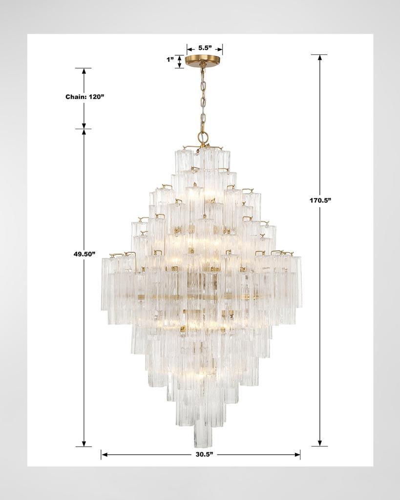 Crystorama Addis 20-Light Chandelier