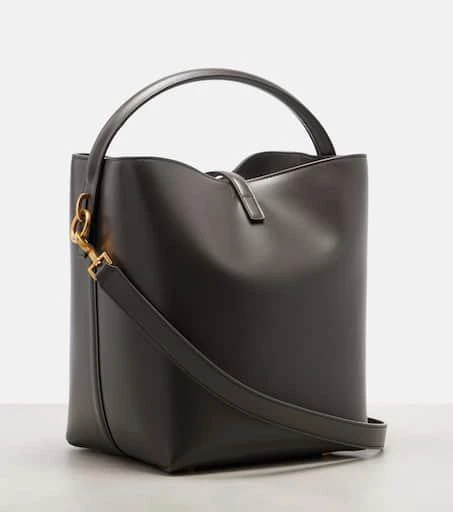 Yves Saint Laurent Le 37 Cassandre leather bucket bag 4