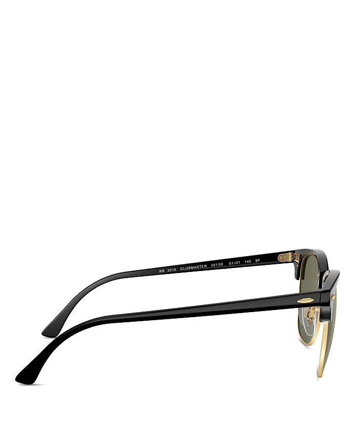 Ray-Ban Polarized Classic Clubmaster Sunglasses, 51mm 7
