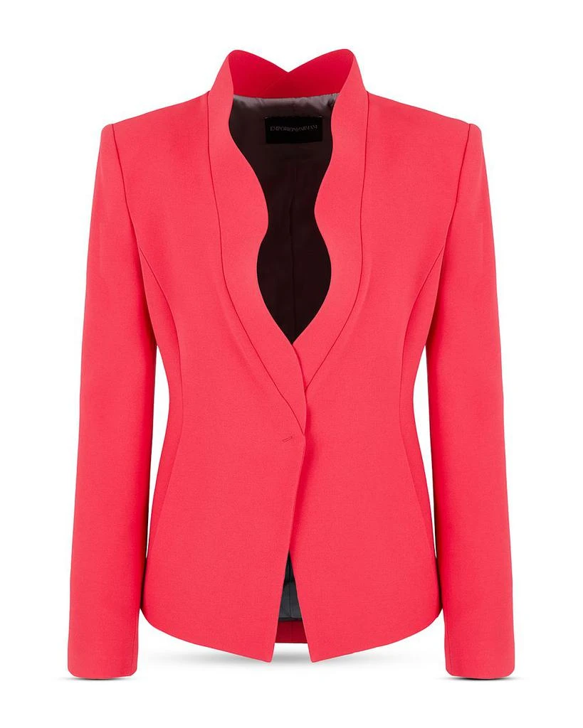 Emporio Armani Ruffled Blazer 6