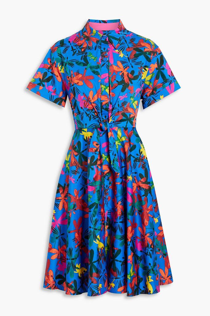 Diane von Furstenberg Albus printed cotton-blend poplin mini