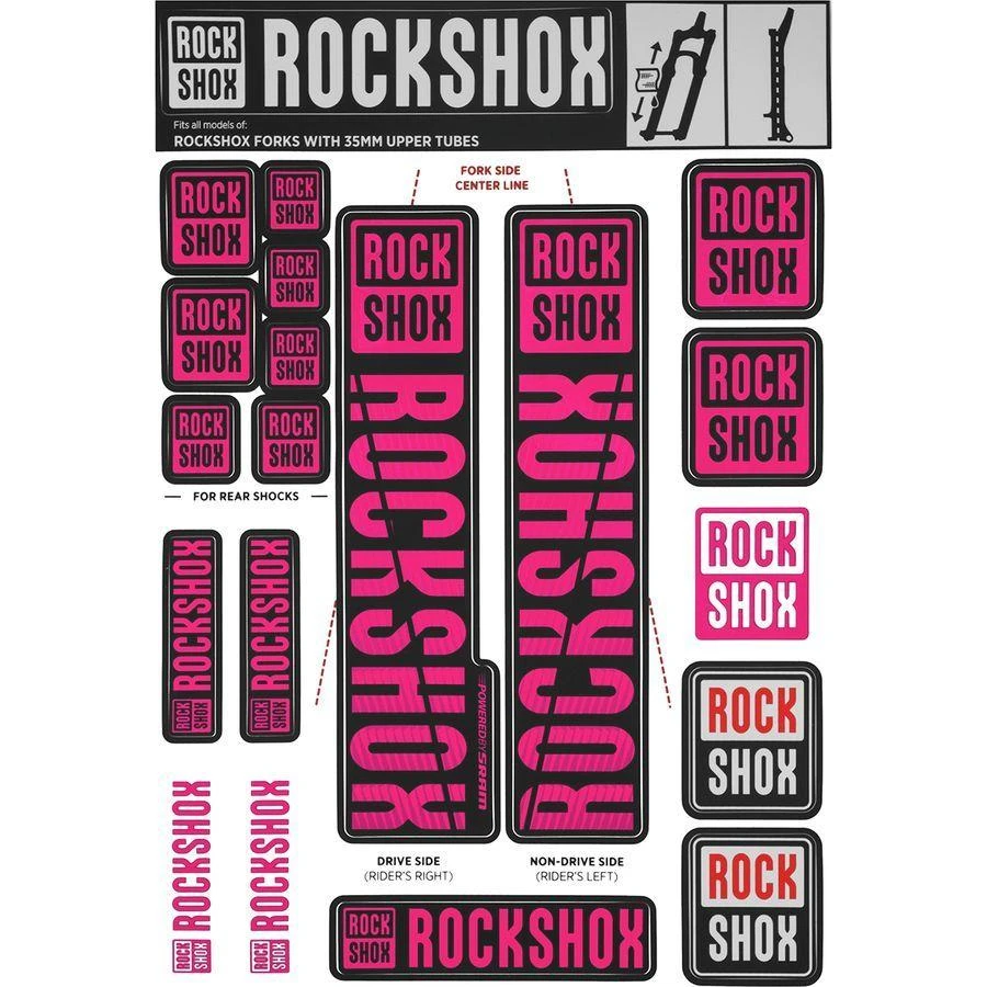 RockShox Decal Kit - 35mm