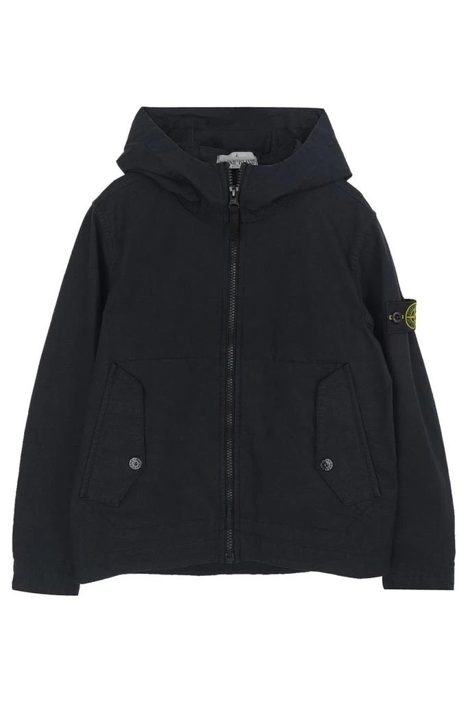 Stone Island Junior Stone Island Junior Hooded Jacket 1