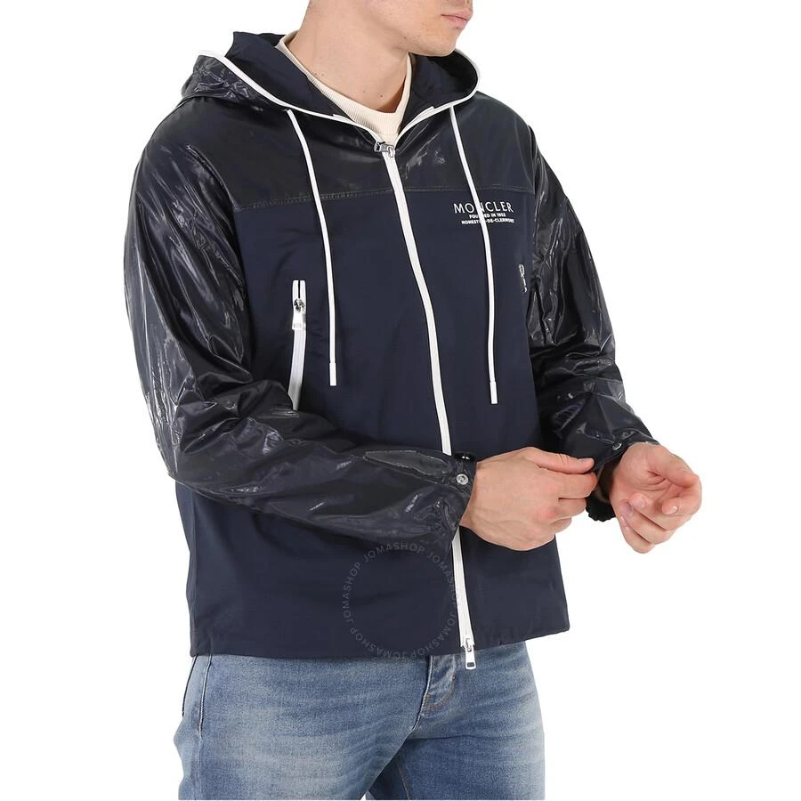 Moncler Men's Navy Vaugirard Logo Hooded Jacket 2