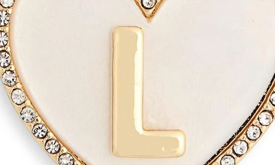 BAUBLEBAR Heart Initial Pendant Necklace 4