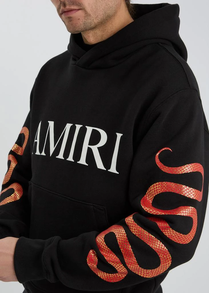 AMIRI Snake hooded cotton sweatshirt 5