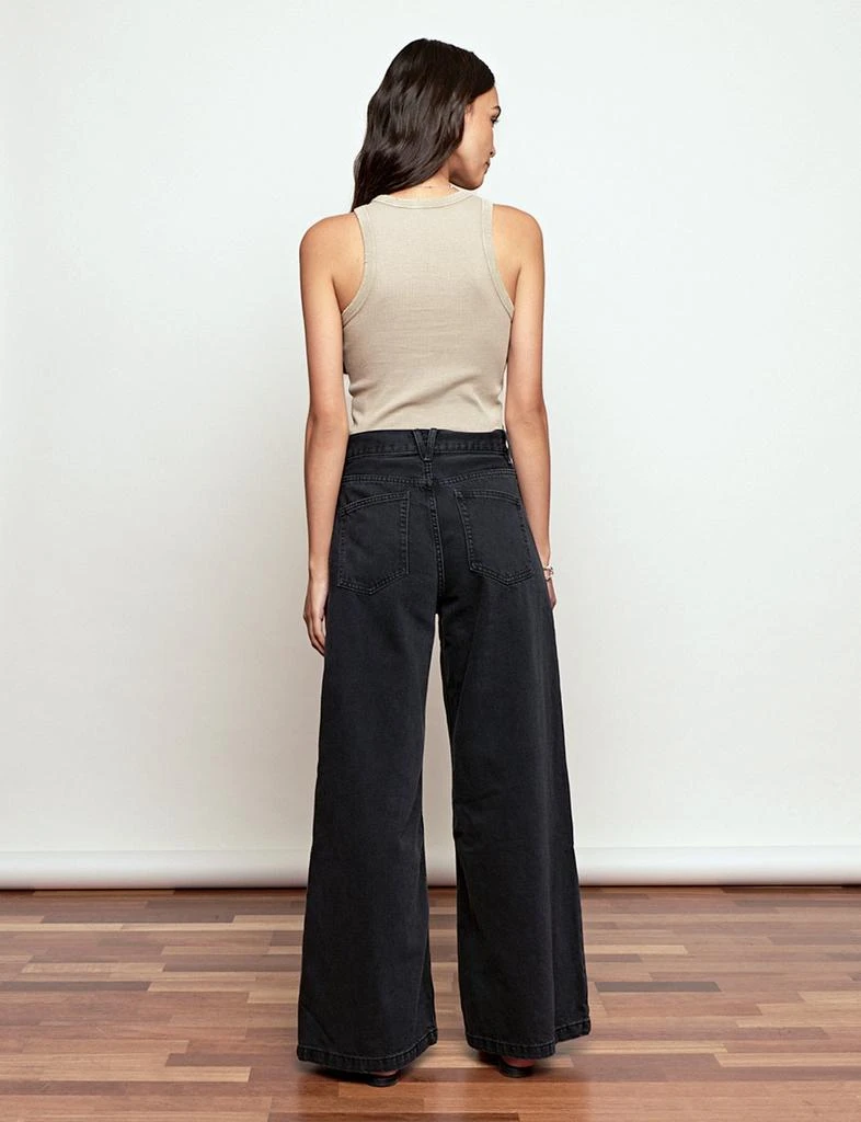 Pixie Market Jane Faded Wide Leg Jeans 6