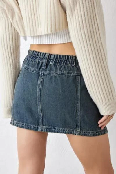 BDG BDG Tinted Denim Y2K Cargo Mini Skirt 4