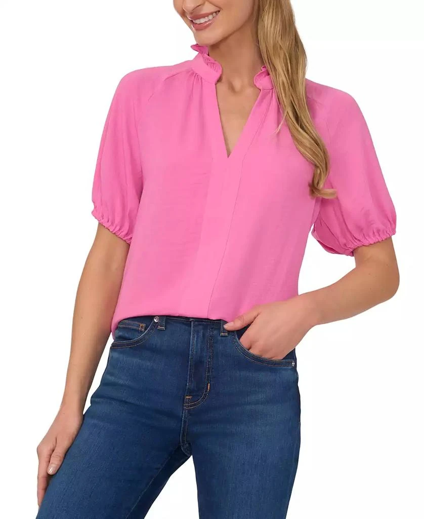 Crew Neck Cece Blouses Macys CeCe Women's Short Sleeve