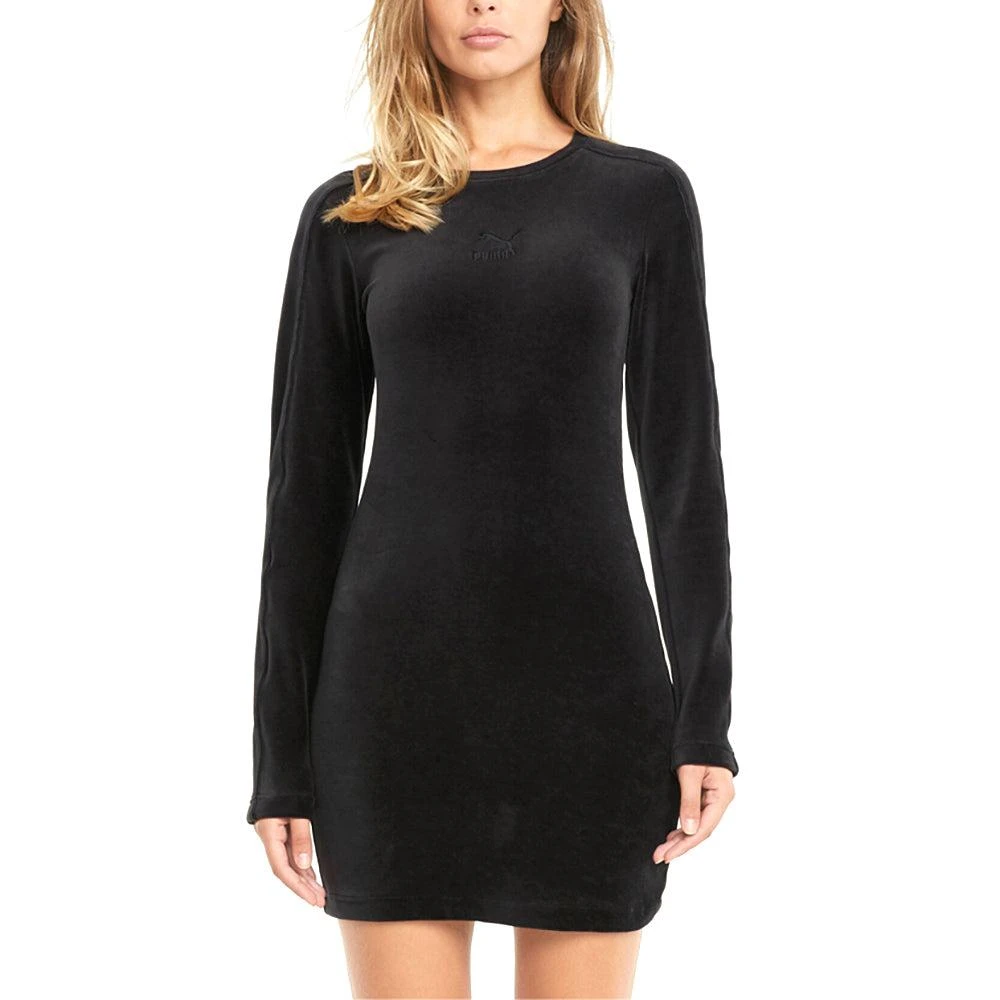 Puma Iconic T7 Fitted Long Sleeve T-Shirt Dress