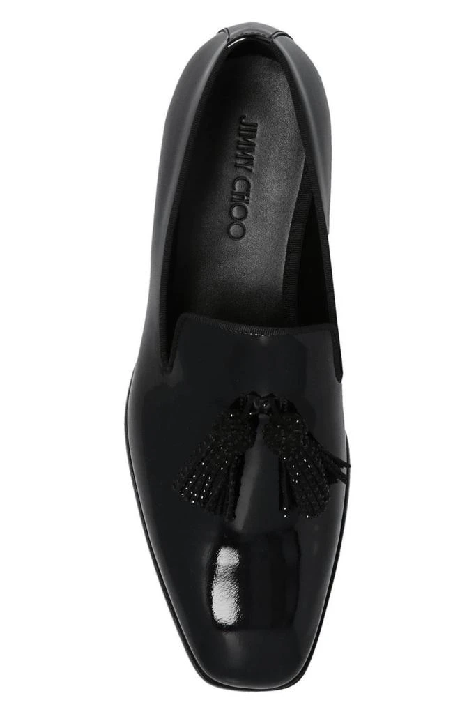 Jimmy Choo Jimmy Choo Tassel-Trim Square Toe Loafers 4