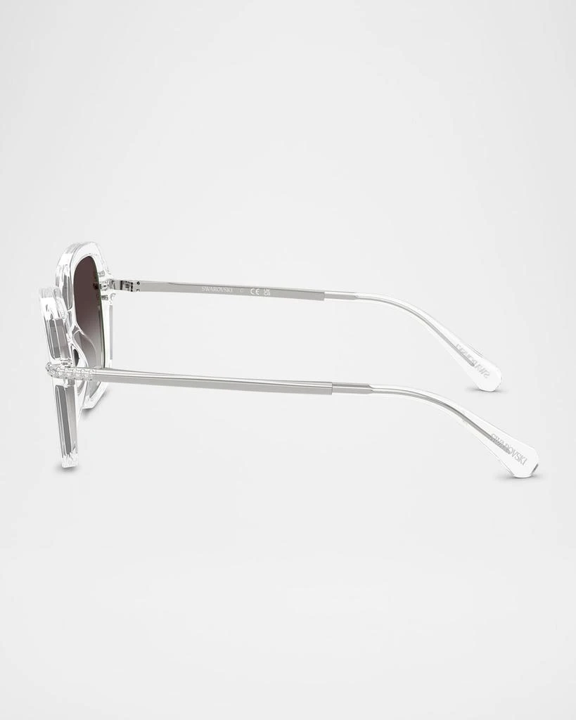 Swarovski SK6040 Crystal-Embellished Acetate Square Sunglasses 2