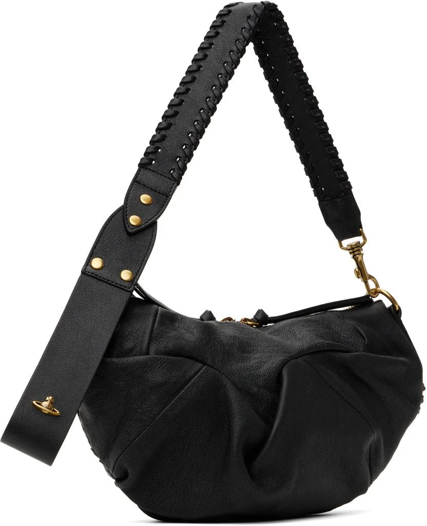 Vivienne Westwood Black Small Agnes Shoulder Bag 2