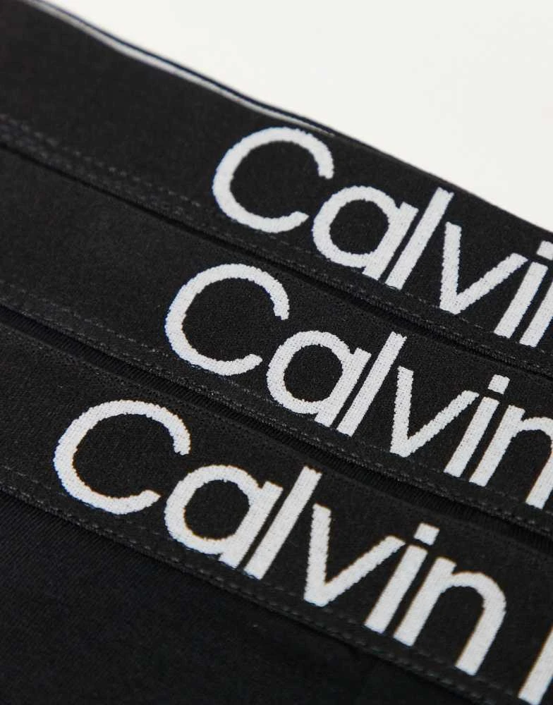 Calvin Klein Calvin Klein Extra Soft Cotton 3 pack boyshorts in black 2
