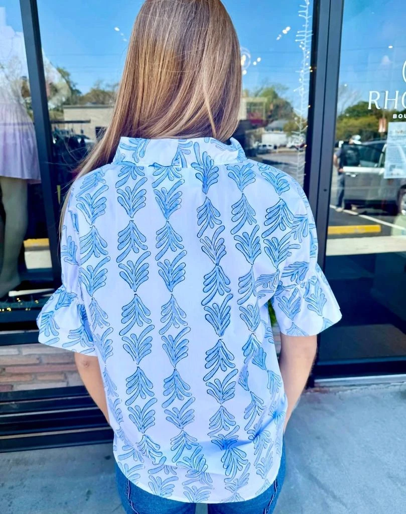 Finley Finley - Crosby Palmetto Print Top 2