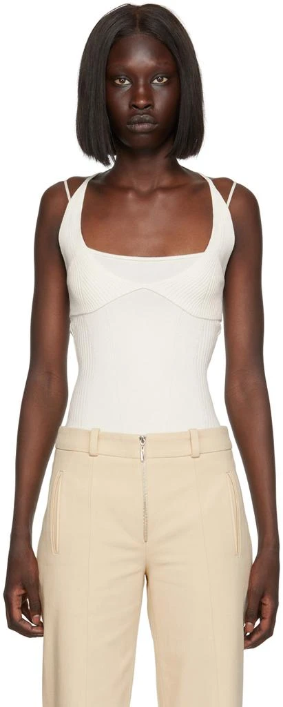 Anna October White Brigitte Bodysuit 1