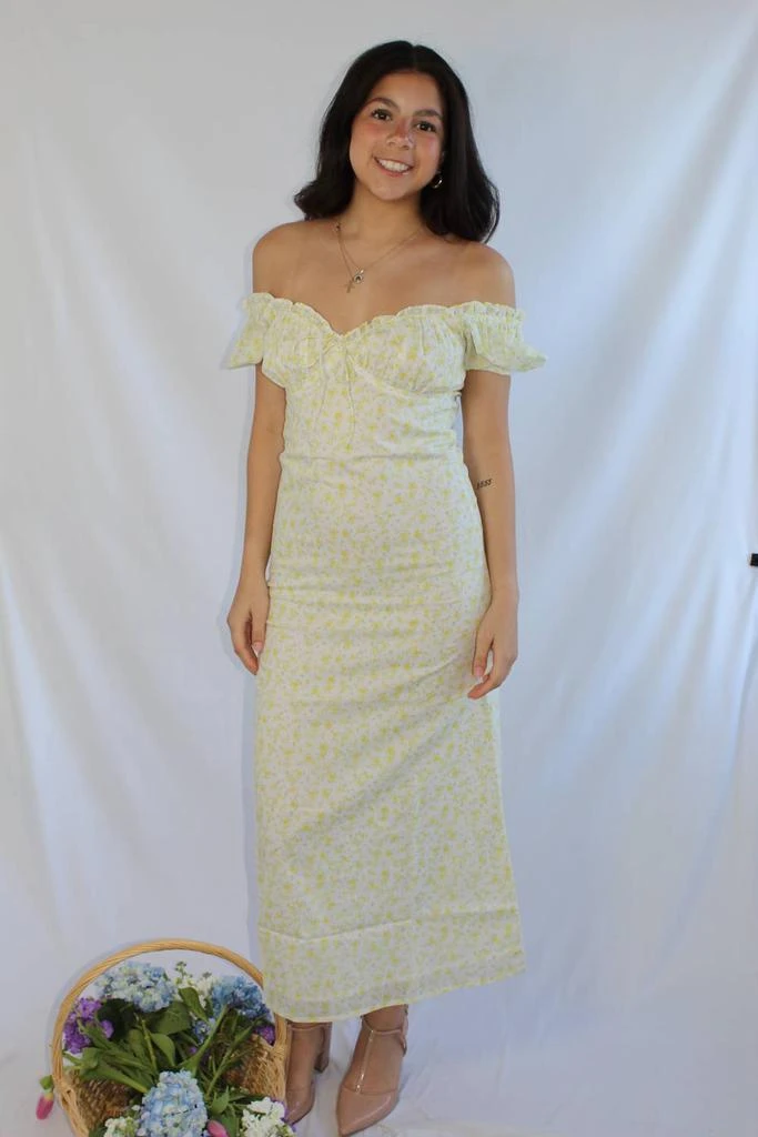 Amy Jane London Amy Jane London - Daphne Midi Dress - Yellow - XS