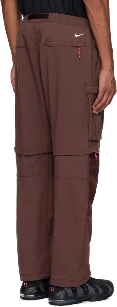 NIKE Burgundy ACG Smith Summit Cargo Pants 3