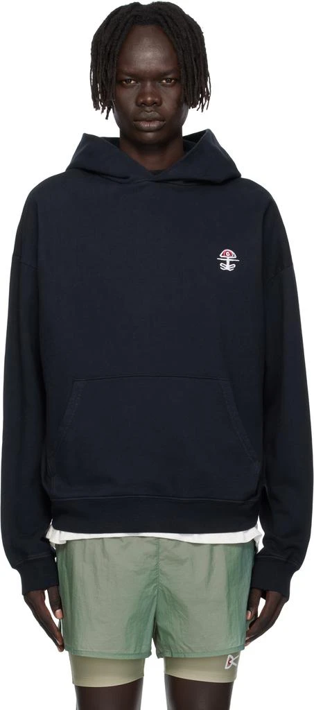 District Vision Navy California Cotton Hoodie