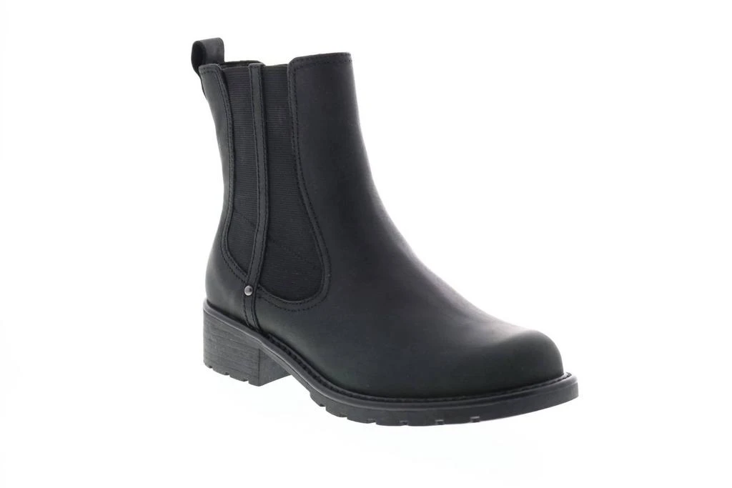 Clarks Women Orinoco Club Chelsea Boots In Black Leather 2