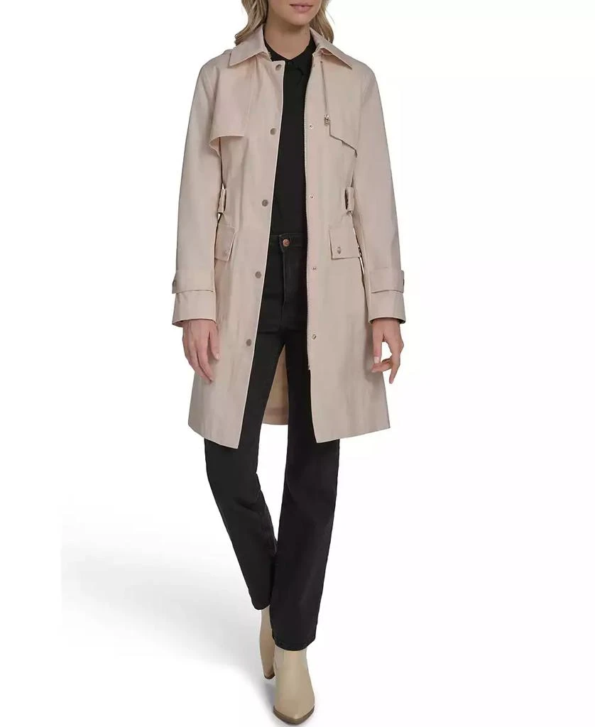 Cole Haan Signature Women
s Cotton Rain Trench Coat 4