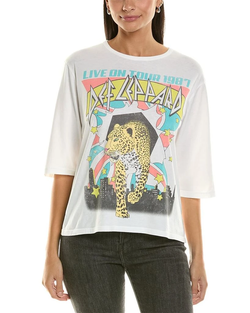 Recycled Karma Def Leppard Live On Tour 1987 T-Shirt 1