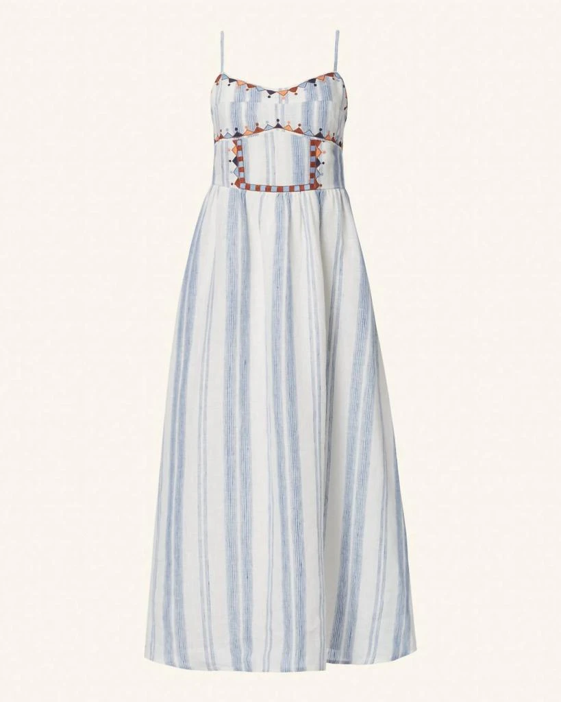 Alix of Bohemia Autumn Dress In Pacific Delta 2