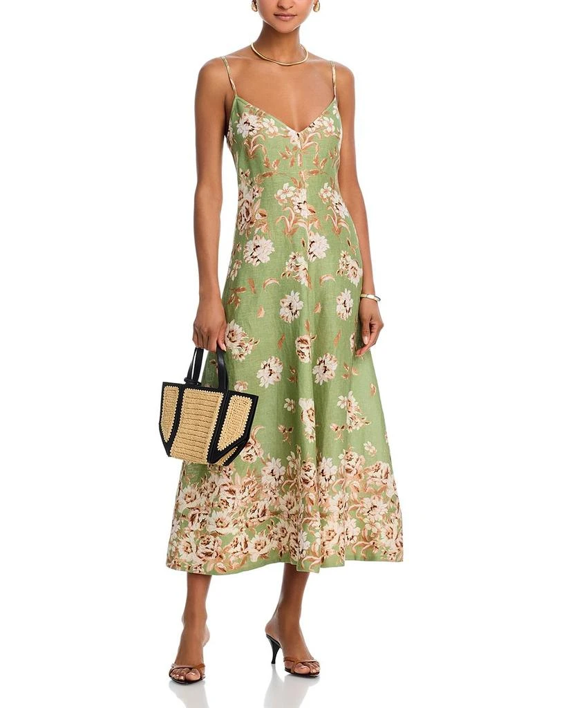 Cara Cara Mae Linen Midi Dress 2