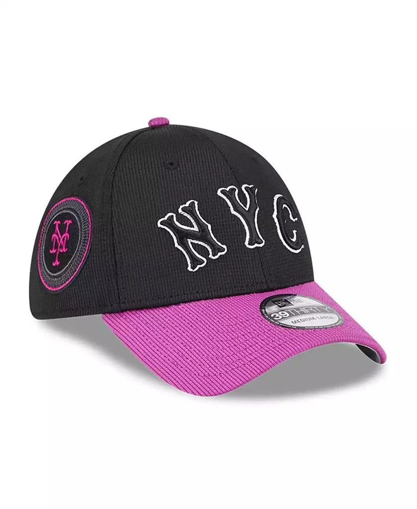 New Era Men's Charcoal/Purple New York Mets City Connect Batting Practice 39THIRTY Flex Hat 3