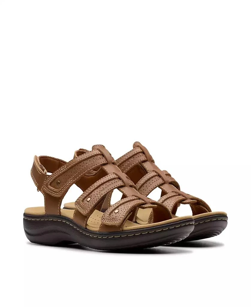Clarks Collection Women's Laurieann Ivy Riptape Flat Sandals 7