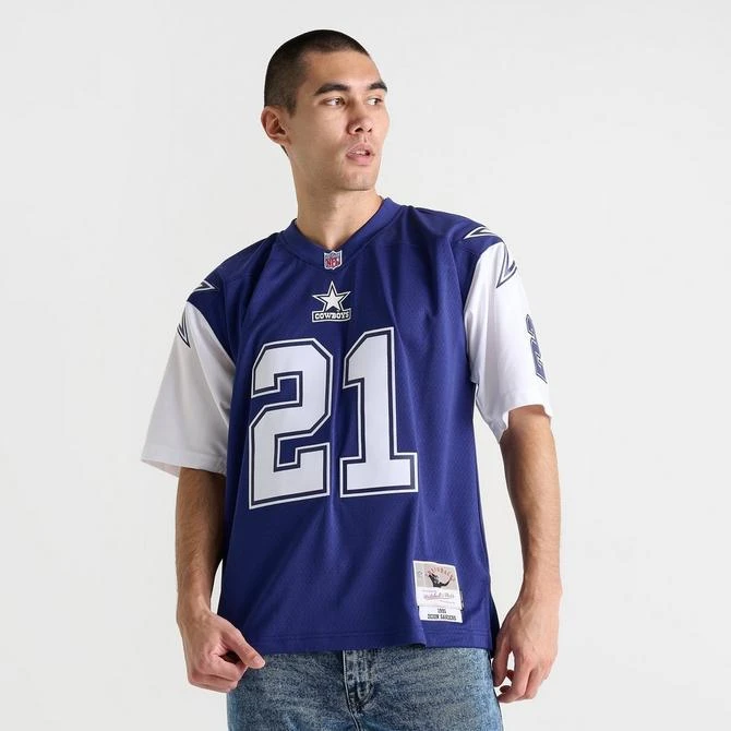 Mitchell and Ness Men's Mitchell & Ness Deion Sanders Dallas Cowboys NFL Legacy Football Jersey 3