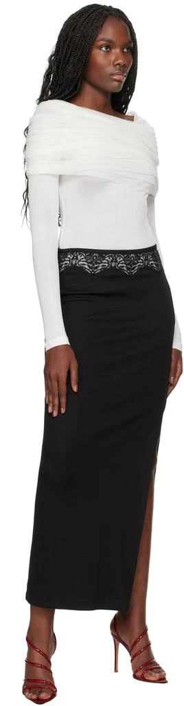 Christopher Esber White Sorona Veiled Long Sleeve Top 5