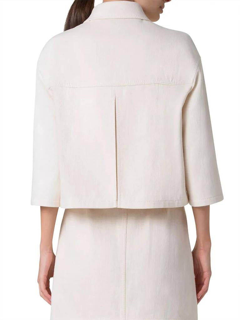 Akris Akris Punto - Crop Boxy Biker Jacket