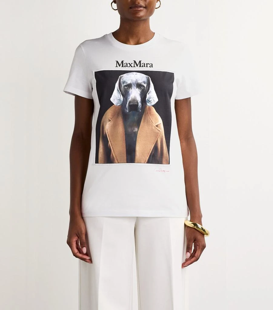 Max Mara Dog Print T-Shirt 3